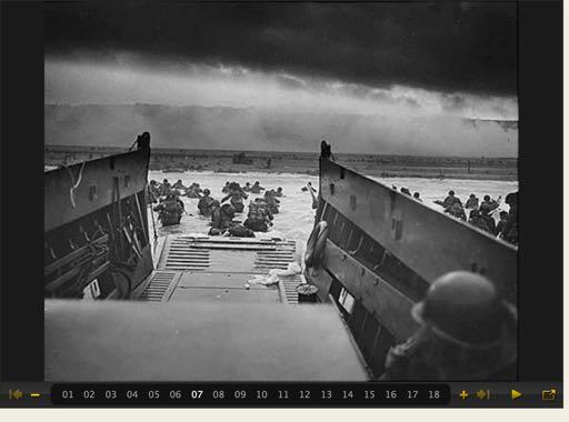 On June 6, 1944, over 160,000 Allied troops landed along the 50-mile stretch of