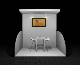 Exhibiting at the Exhibition Village Single 9m 2 Booth $6,500 Rwf 5,690,000 Plus 18% VAT TYPE A TYPE B Designed to maximise the feeling of space, this 3m x 3m space creates a blank canvas