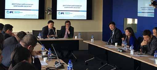 10 Mongolia IFC has been supporting Mongolia s efforts to strengthen corporate governance for several years.