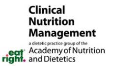 2017 2018 Sponsorship Opportunities The Clinical Nutrition Management (CNM) Dietetic Practice Group (DPG) of the Academy of Nutrition and Dietetics (Academy) includes over 2,000 industry wide