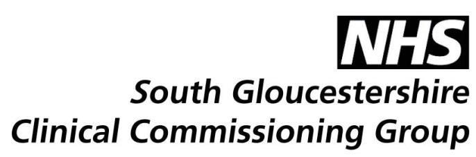 Date: Tuesday 19 th September 2017 Time: 13:30 hours Location: Parkwall Hall, The Batch, Warmley South Gloucestershire Clinical Commissioning Group Minutes of Clinical Operational Executive Meeting
