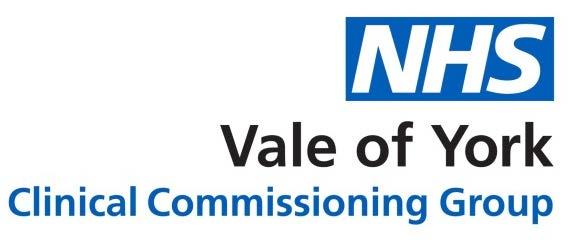 Minutes of the Meeting of the NHS Vale of York Clinical Commissioning Group Governing Body held 7 September 2017 at The Priory Street Centre, York Item 3 Present Keith Ramsay (KR) Dr Louise Barker