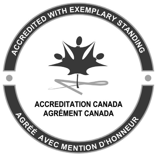 measurement awarded by Accreditation Canada. www.