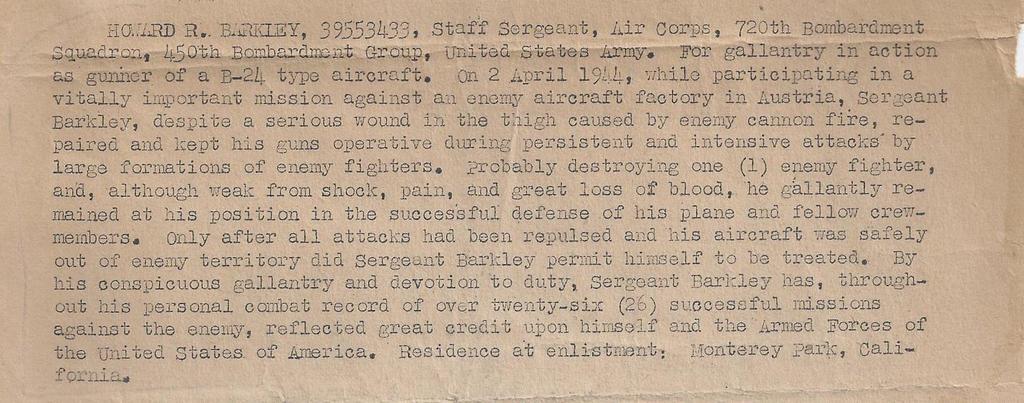 13 Apr: After two weeks convalescing Dad was flying again. This time he was headed to the Vesces Airdrome in Budapest, Hungary as part of the counter aircraft production offensive.