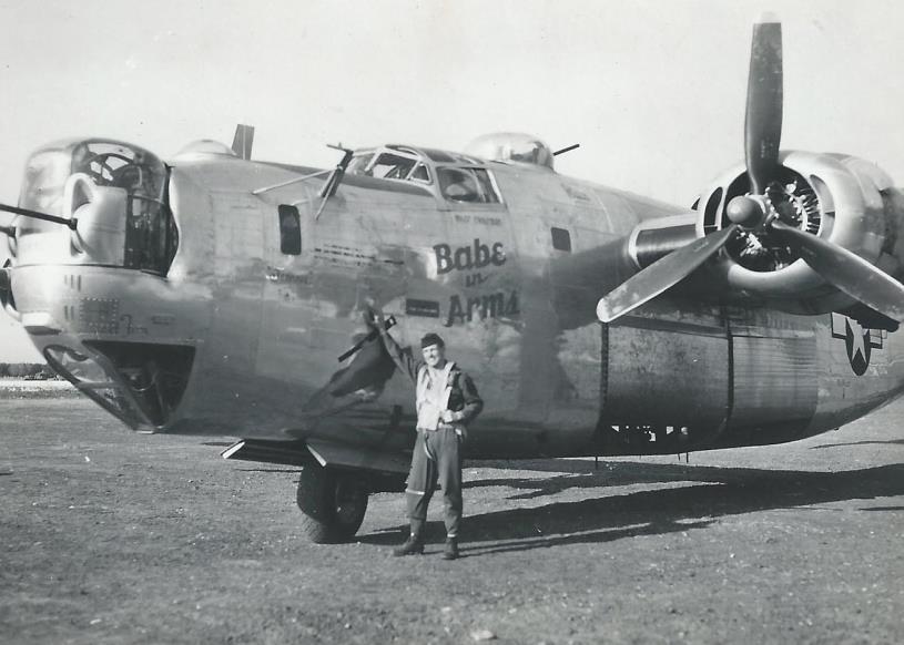 Dad said this was his crew's new aircraft after losing Pistol Packin' Mama. I remember him telling me that another B-24 in the Group had the same name.
