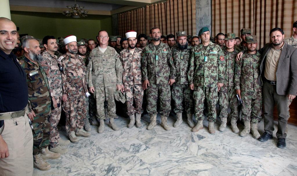 Key Leader Engagement Afghan National Army Mullahs, Imams with the Royal Jordanian Army, and U.S.