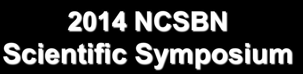 2014 NCSBN Scientific