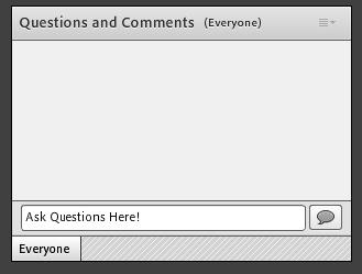 Asking Questions To ask questions aloud, click on the Raise Hand icon at the top of