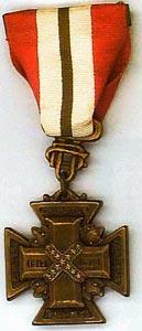 WWI Cross of Military Service Dates of Service: 04 Apr 1917 11 Nov 1918 Must