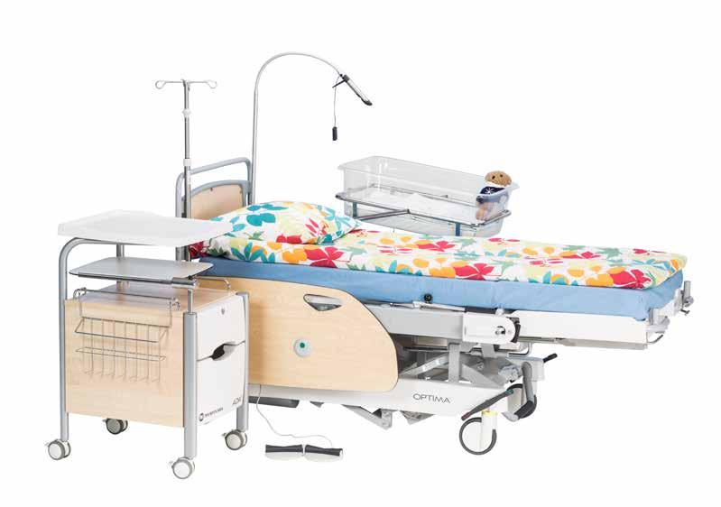 Labour, delivery and recovery bed