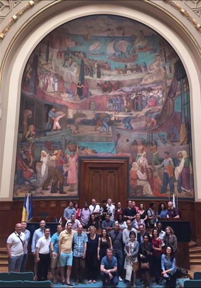 INTERNATIONALIZATION AT HOME Study Visits CNAM Study Tour 2 8 July 2016 A group of 42 master students, accompanied by three professors from the Conservatoire National des Arts et Métiers - CNAM Paris