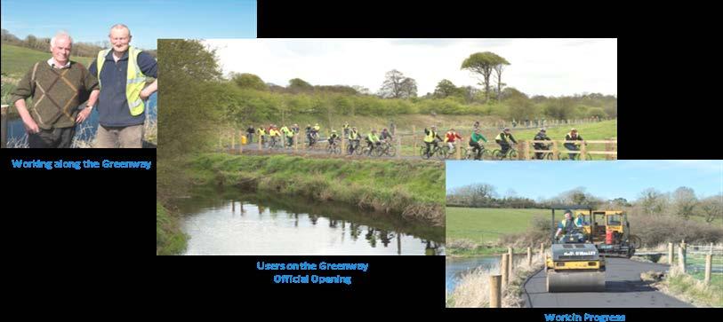 It was developed by way of Permissive Access in partnership with 28 local landowners without whose cooperation, enthusiasm and support this or any other Greenway would not been possible.