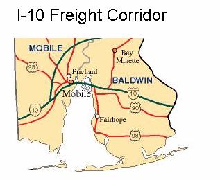 TITLE: The National I-10 Freight Corridor Study DATE: August 2002 PREPARED BY: FUNDED BY: AREA: Federal Highway Administration, and 8 State DOT s (including AL) Preparers All of I-10 from Florida to