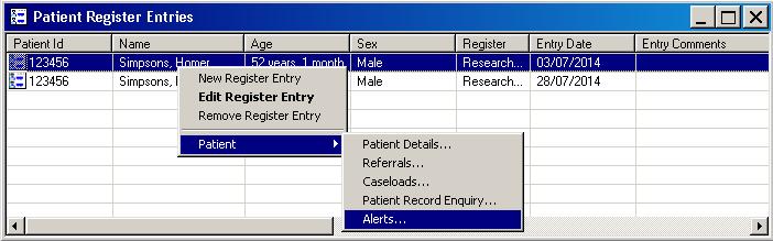 Section C: How to set up a Patient Alert for research participation This information will be used by the Emergency Department and/or ward staff to identify patients enrolled in a
