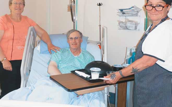 hot n tasty warming trend in oyen Story by Kerri Robins Photo courtesy Lily Steinley Having a tasty meal served piping hot can make a hospital stay more comfy, and culinary equipment at Oyen Big