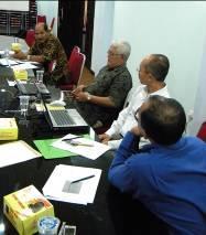 DBE1 discussed Personnel Management System with representative of Central Java Education Office Several inputs from the meeting were: of Section and nine people in charge of NUPTK data.
