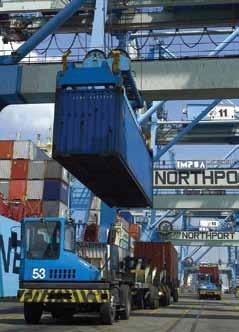 Its facilities are located at two locations - in Northport, Southpoint for conventional cargo handling and in Northport where the state-of-the-art container handling facilities are located.