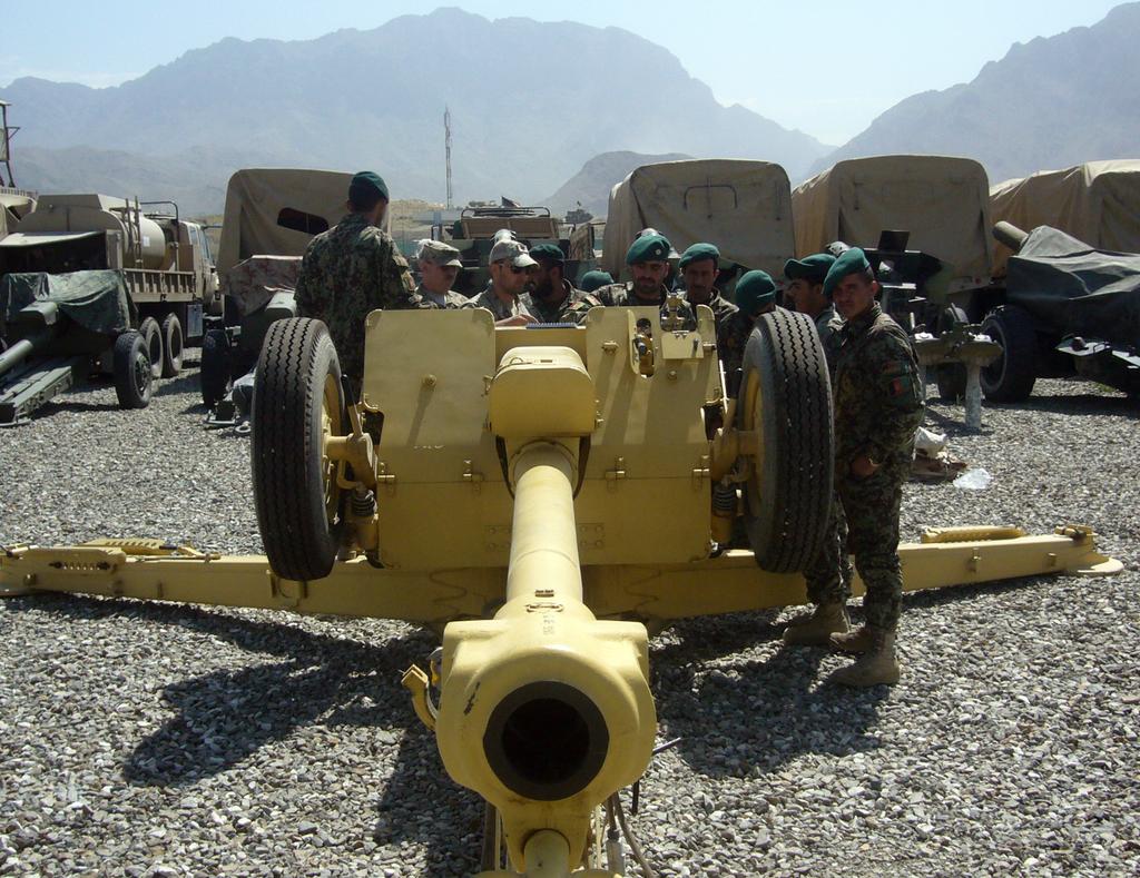 Two dozen senior Afghan officers and non-commissioned officers underwent an intense course modeled after the U.S. Army Field Artillery Officer Basic Course at Fort Still.