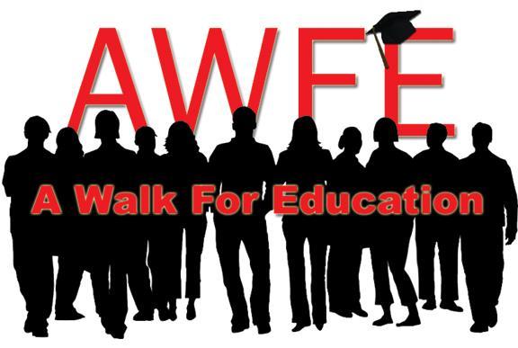 A Walk For Education to increase awareness of the opportunities available through education particularly in the STEM fields and to shatter myths about African-Americans in math, science, engineering