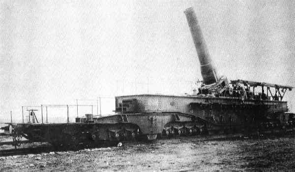 PROCESS Schneider Obusiers de 520. This French 520mm (20.5 in) howitzer was the biggest gun of the Great War.