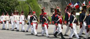 The Mexican Army Follows Houston On April 5, Santa Anna