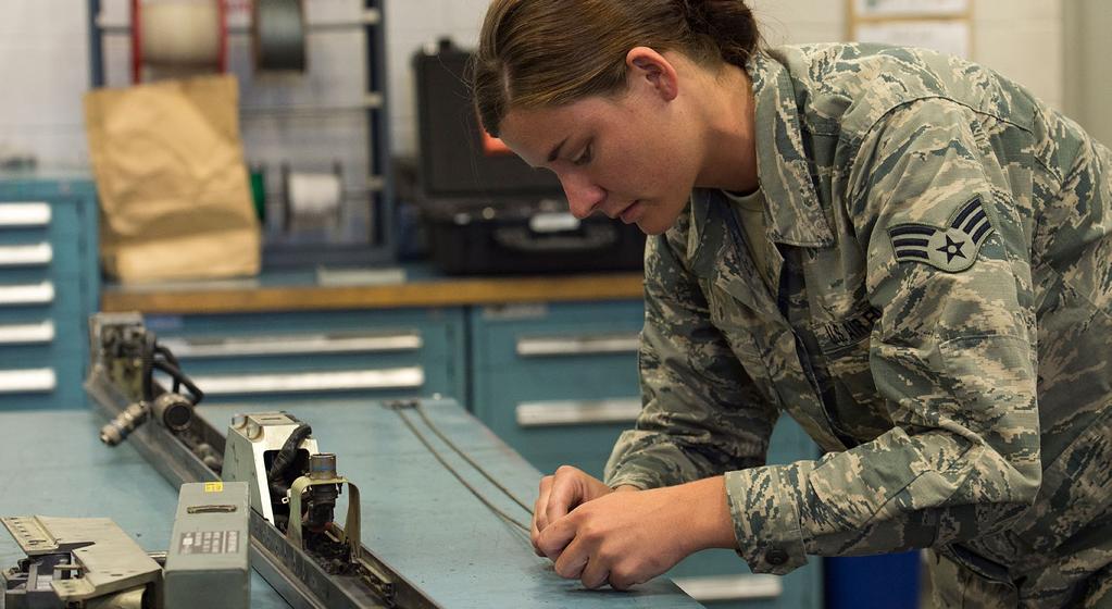 Always on Mission 5 2013. It is in her family to serve, her brother and father both are Airmen in the guard. She chose the weapons shop for one of many reasons.