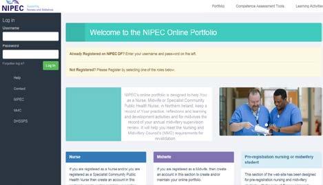 SCAN December 2017 Make sure you are ready for NMC revalidation: to create and maintain your online portfolio visit: https://nipecportfolio.hscni.