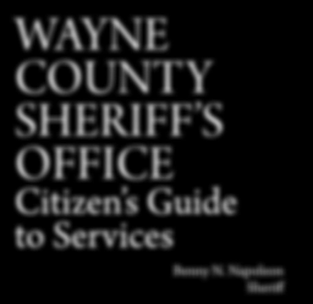 Wayne County Sheriff