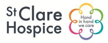 JOB DESCRIPTION Job Title: Responsible to: Accountable to: Qualifications: Hospice at Home Team Leader Hospice at Home Manager Director of Patient Care Location: Based at St Clare Hospice Hours: 37.