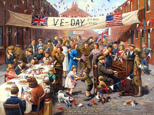 On May 8, the Allies celebrated V-E Day (Victory