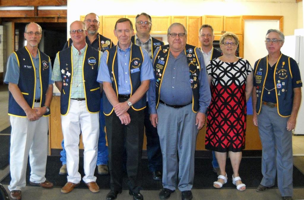 On Jun 15 th District Governor Elect John Lyon was the special guest at our installation banquet and honored us by installing our new officers.