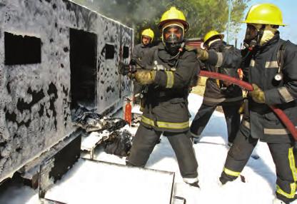 STCW, safety and security qualifications Proficiency in Advanced Fire Fighting (AFF) Training towards: STCW Proficiency in Advanced Fire Fighting and Training in Tanker Fire Fighting certificates