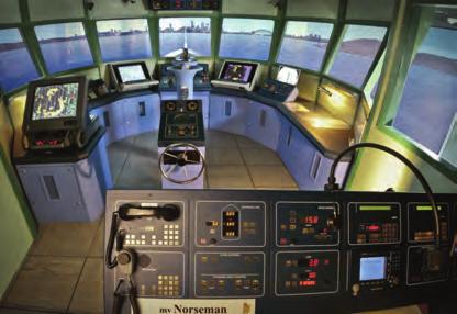 Ship simulation training bridge, engine and LICOS Summary of all courses Bridge systems and simulation Electronic Chart Display and Information Systems (ECDIS) ECDIS Paperless