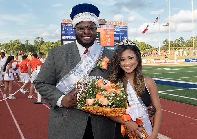 The Olympian -4- Greek LIFE Spotlight Homecoming King and Queen: Christian Teague and Ruby Bui The Greek Life Office is proud to have representatives of the SHSU Greek Life community win Homecoming