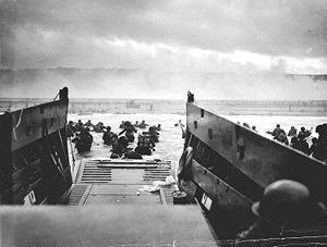 Invasion of Normandy June 6, 1944- called D-Day British, American, and Canadian troops stormed the beaches of Normandy France (led by General Dwight D.