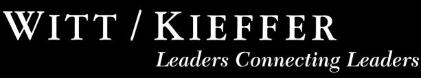 Witt/Kieffer is the preeminent executive search firm that identifies outstanding leadership solutions for organizations