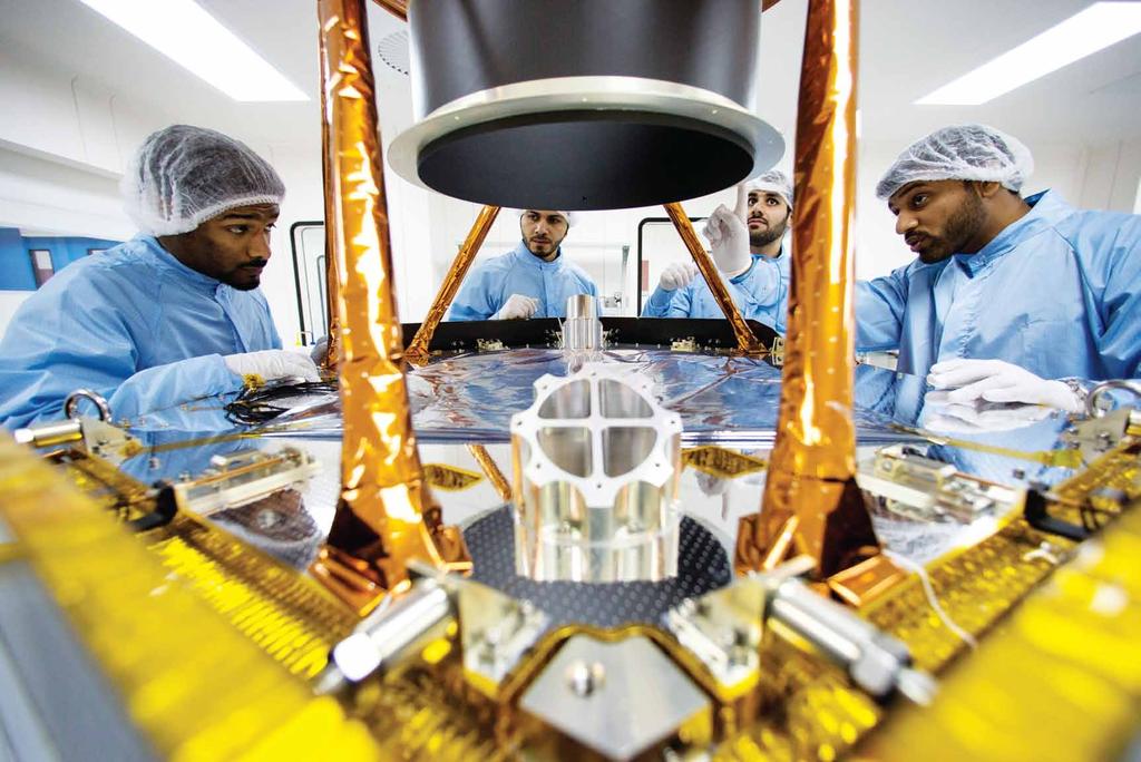 the space sector and the bedrock of a scientific, technical and knowledge-based future in the UAE.