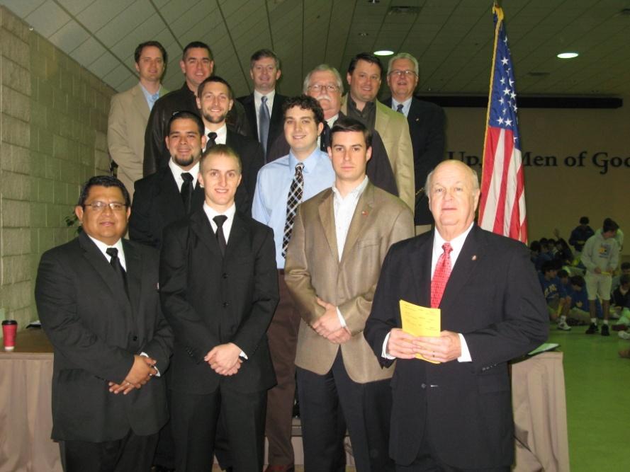 Career Day March 22nd Photo: Courtesy of Karen Hebert Career Day Presenters: Front L-R: Seminarians Mario Jacobe
