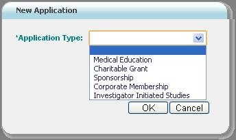 II. Submitting a Grant Request 1) On the next screen, you can begin your application by clicking the New Grant button.