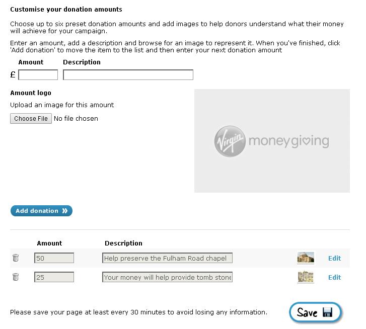 How to create an appeal Including example donation amounts for an appeal will give donors a sense of what their donation