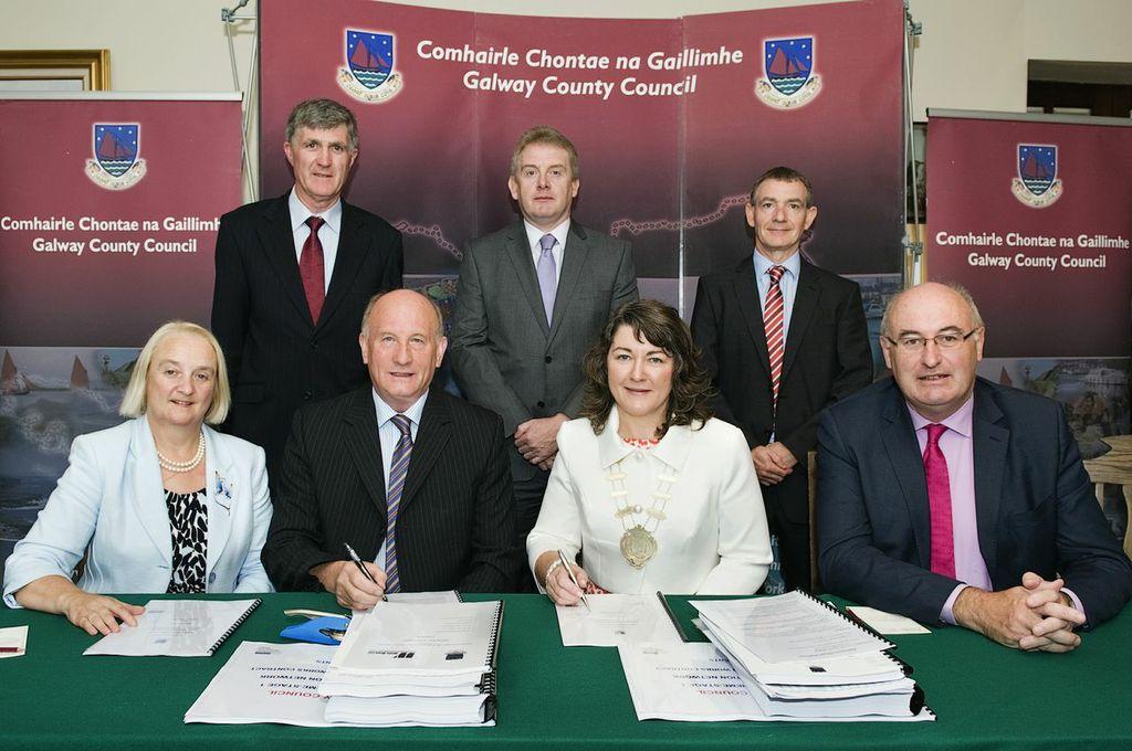 The contract for the Clifden Sewerage Network Contract was signed in 2013 and work commenced.