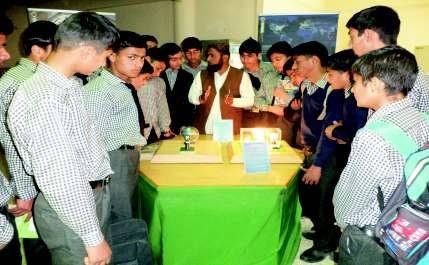 PSF NEWSLETTER 4 Students visit e Expo at AJK University, Muzaffarabad. P&D, PSF and Mr. Abdul Rauf Agha, SSO/Coordinator and Mr.