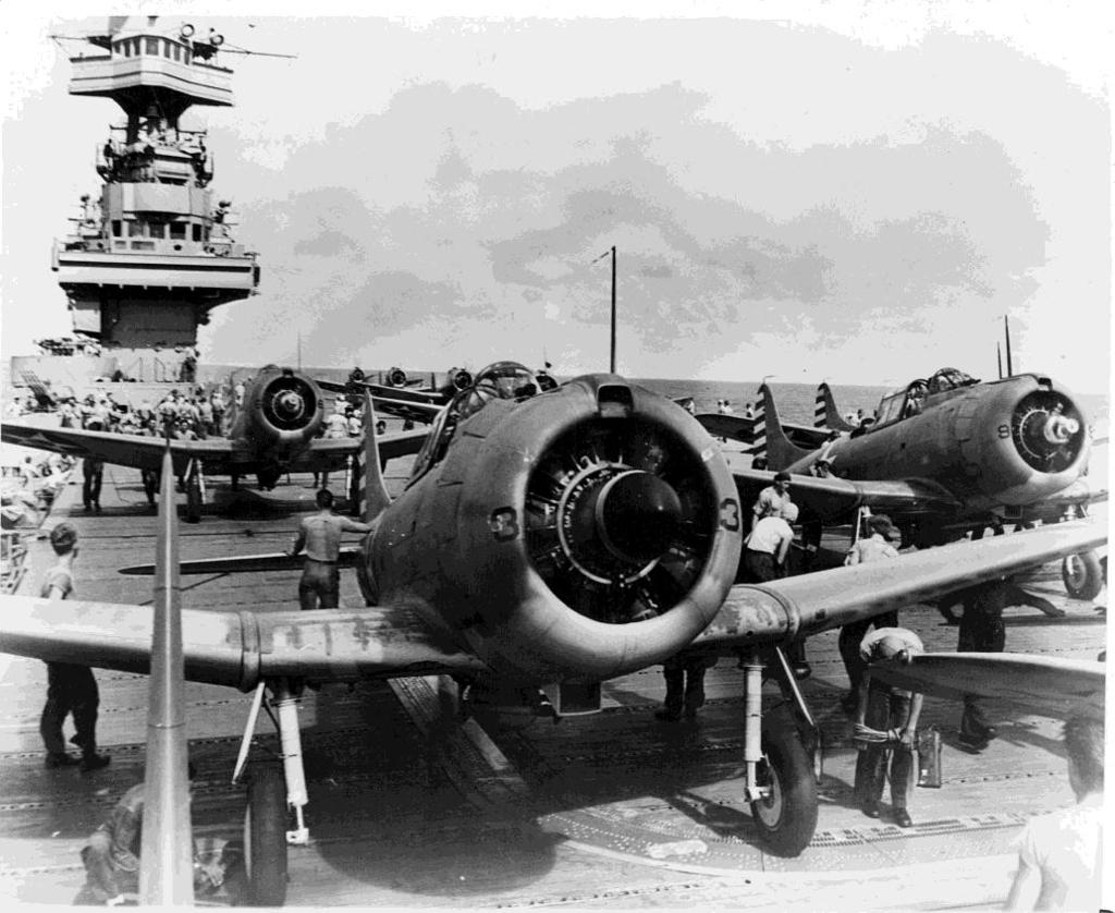 WWII - The Tide Turns Tokyo: April 1942 - US Army Air Force B-25s bomb mainland Japan from USS HORNET Coral Sea: May 1942 - Opposing forces never