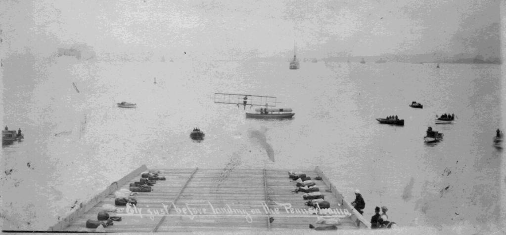 First Landing on Ship January 18, 1911