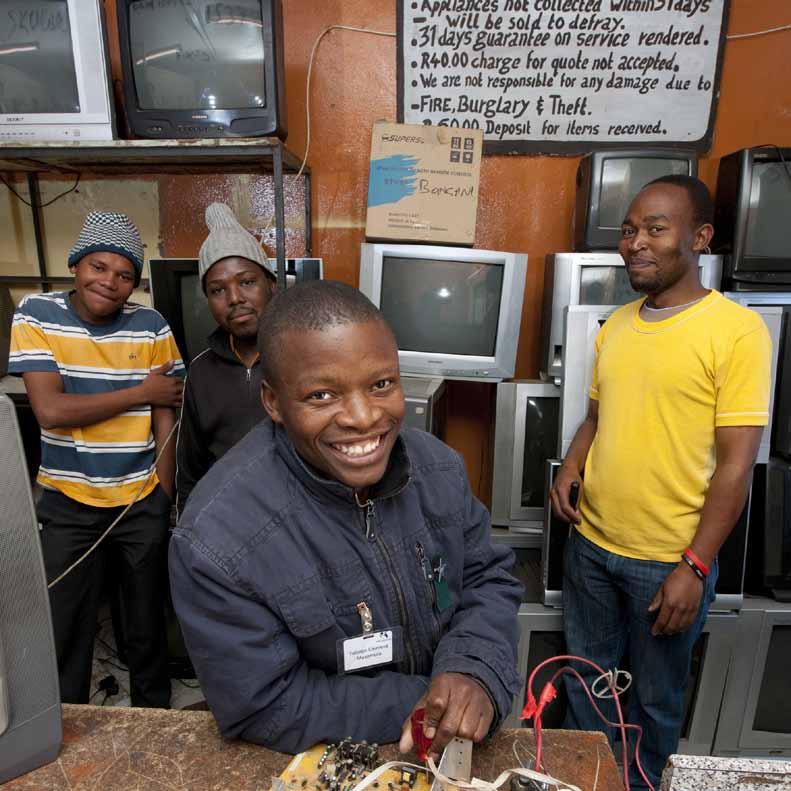 Tebogo Clement Masimola, is the owner and operator of TM Electronics, a small