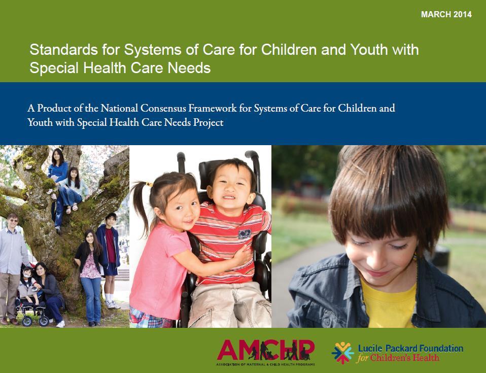 TX Action Learning Collaborative: National Standards for Systems of Care for CYSHCN January 21, 2015.