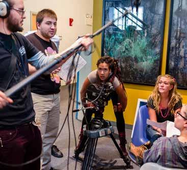 Film, Video & Media majors receive training in media and photography through our partnership with Pittsburgh Filmmakers, one of the nation s largest and most respected art centers.