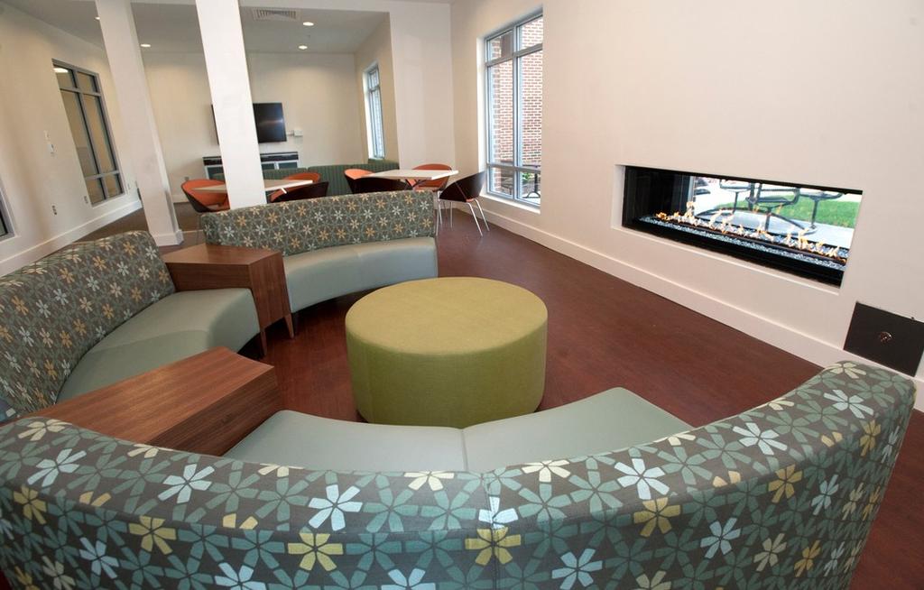 LIVING Students will live in the Cary & Belvidere Residential Apartments.