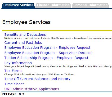 On the home page click the Banner Self Service link Faculty/Staff