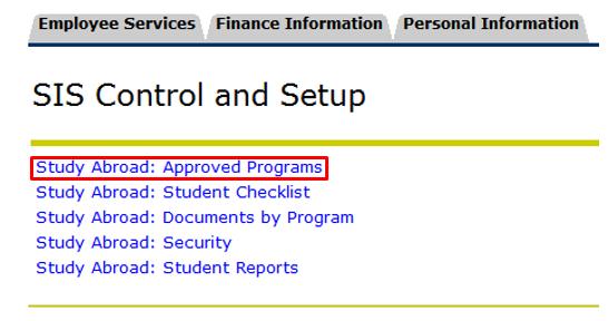 How to view a program 1. Log in to https://mywings.unf.edu/ 2. Go to the Staff tab 3. Under My Applications, click on Employee Self Service 4.
